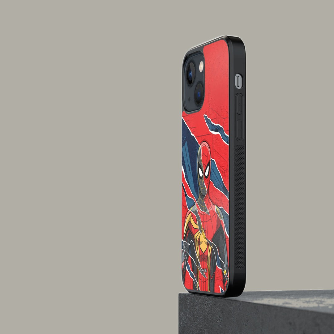All 3 Spidey Glass iPhone Case for iPhone 13 Mini | Macmerise