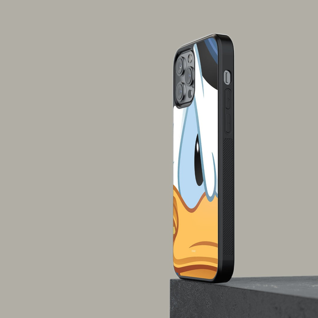 Zoom Up Donald Glass iPhone Case for iPhone 13 Pro Max | Macmerise