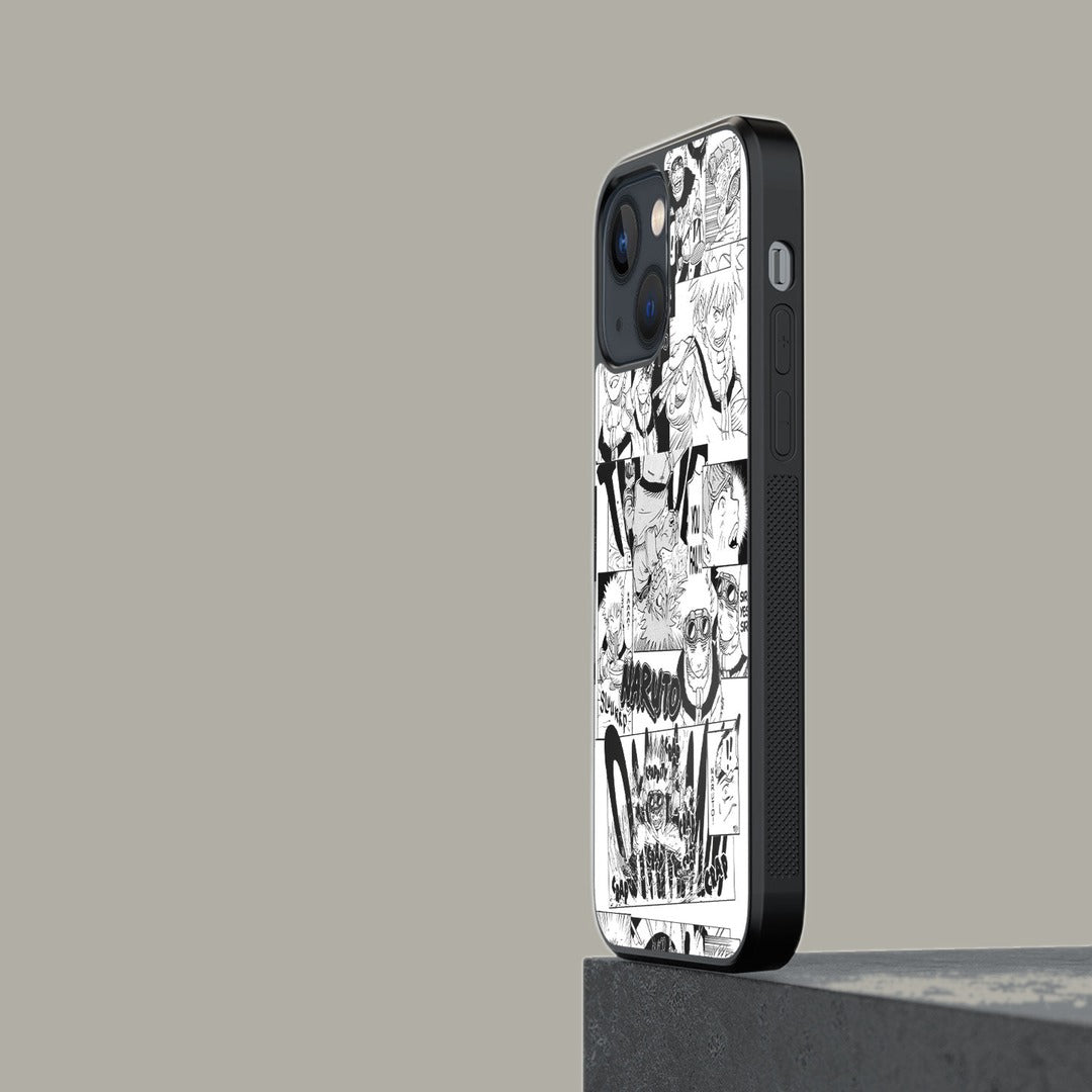 Naruto Collage Glass iPhone Case for iPhone 13 Mini | Macmerise