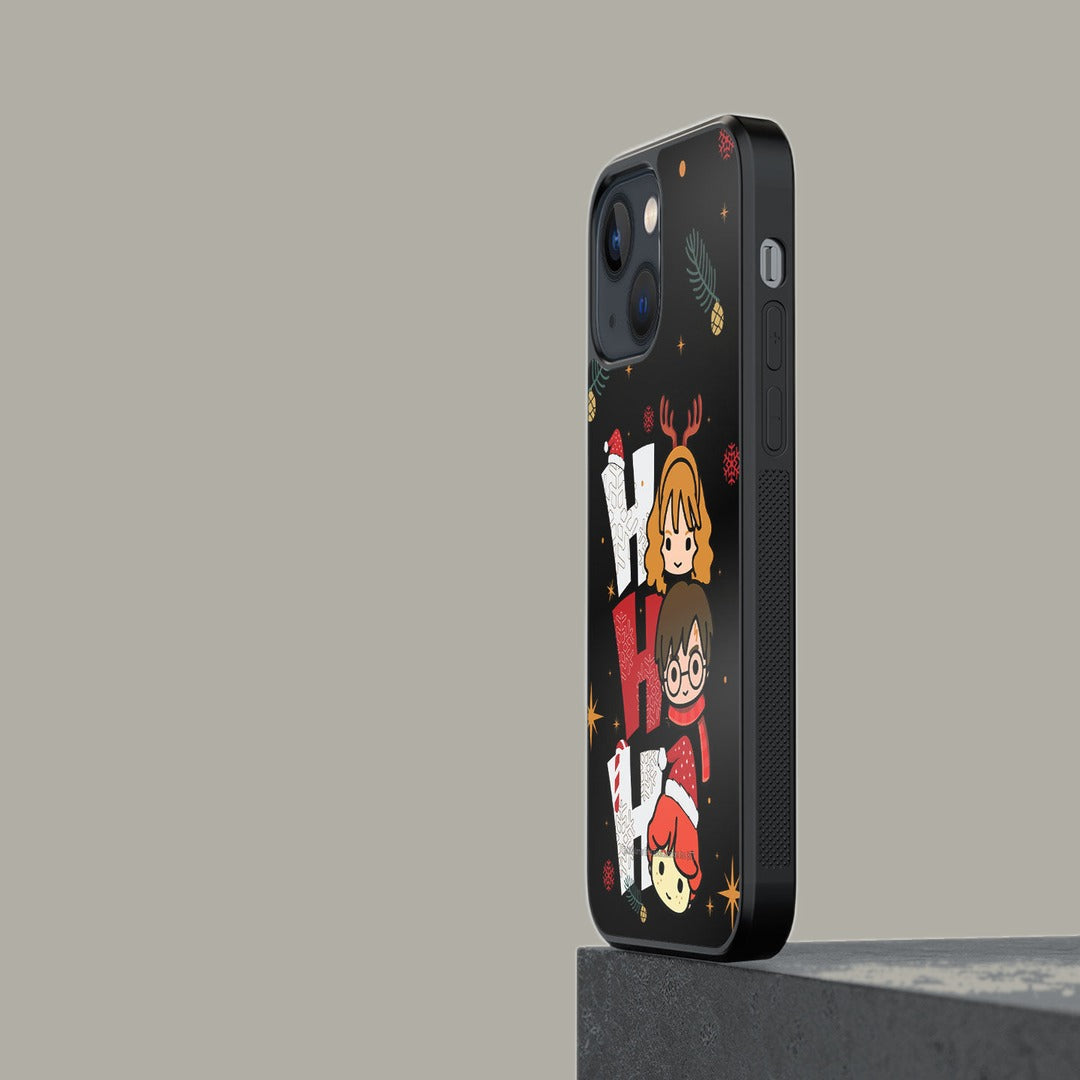 Harry Potter Ho Ho Ho Glass iPhone Case for iPhone 13 Mini | Macmerise