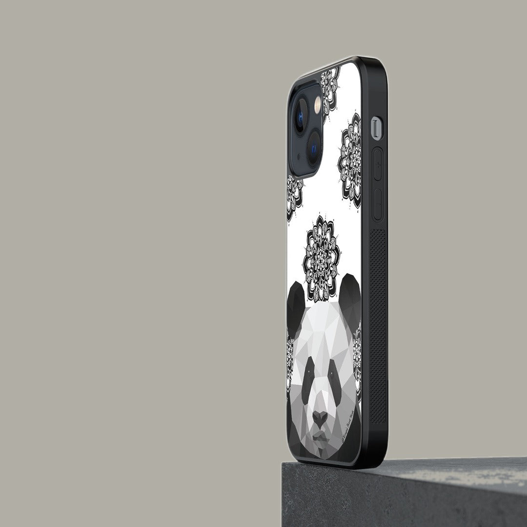 Panda Poly Glass iPhone Case for iPhone 13 Mini | Macmerise
