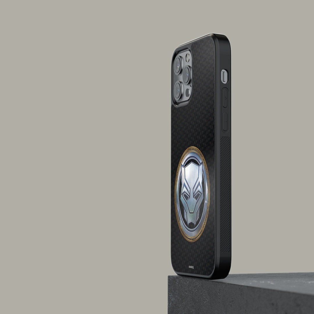 Wakanda Forever Vibranium Gold Glass iPhone Case for iPhone 12 Pro | Macmerise