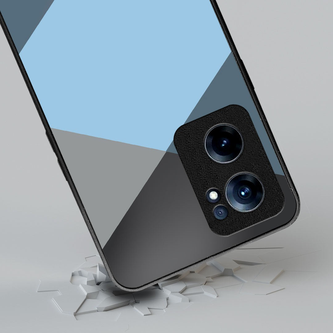 Criss Cross Blue Phone Case for OnePlus Nord Ce 2 | Macmerise