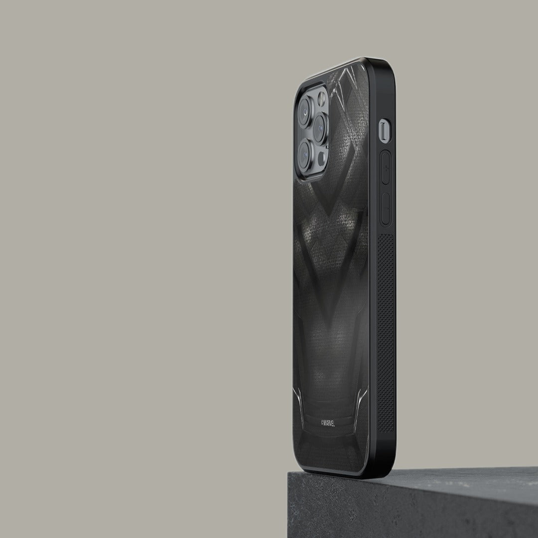 Suit Up Black Panther Glass iPhone Case for iPhone 12 Pro | Macmerise