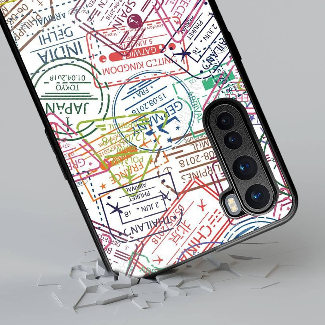 Immigration Stamps White Phone Case for OnePlus Nord | Macmerise