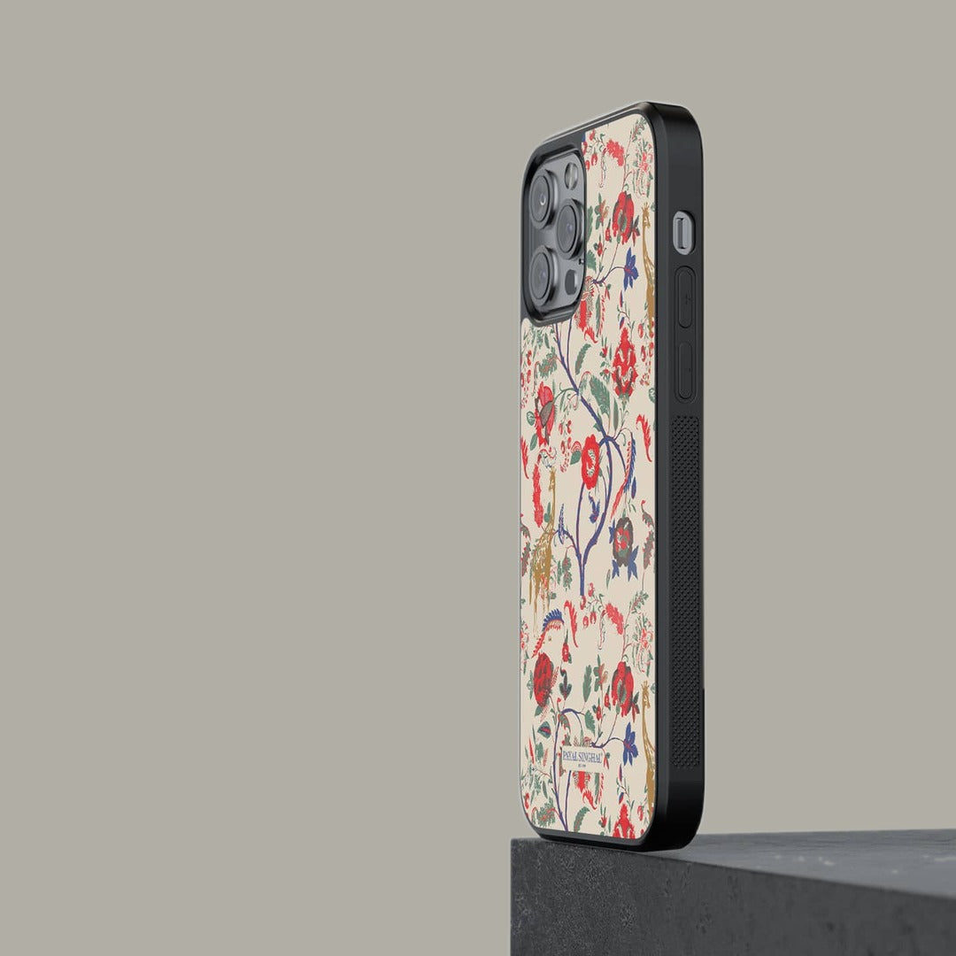 Payal Singhal Giraffe Print Glass iPhone Case for iPhone 13 Pro | Macmerise