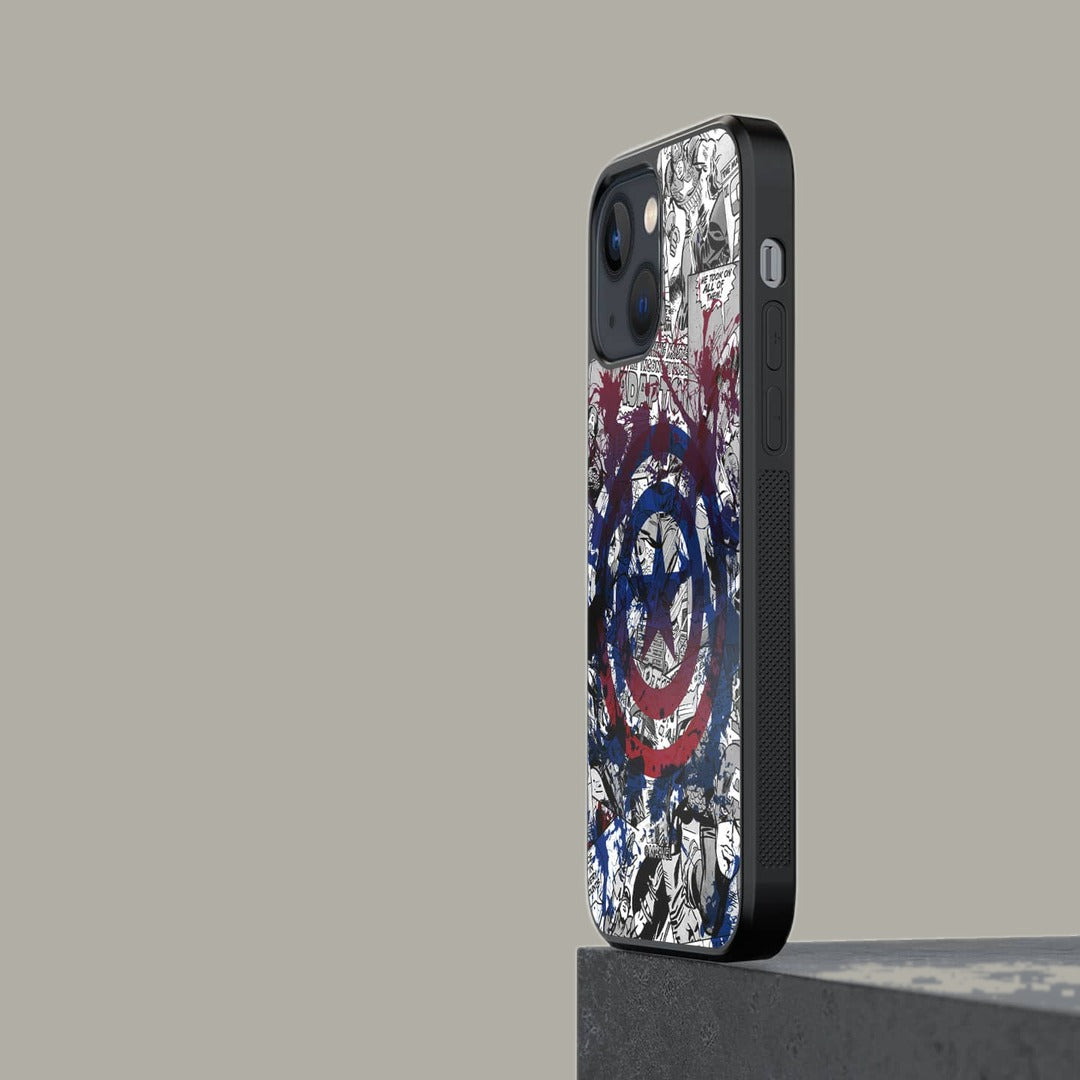 Splash Out Shield Glass iPhone Case for iPhone 13 Mini | Macmerise