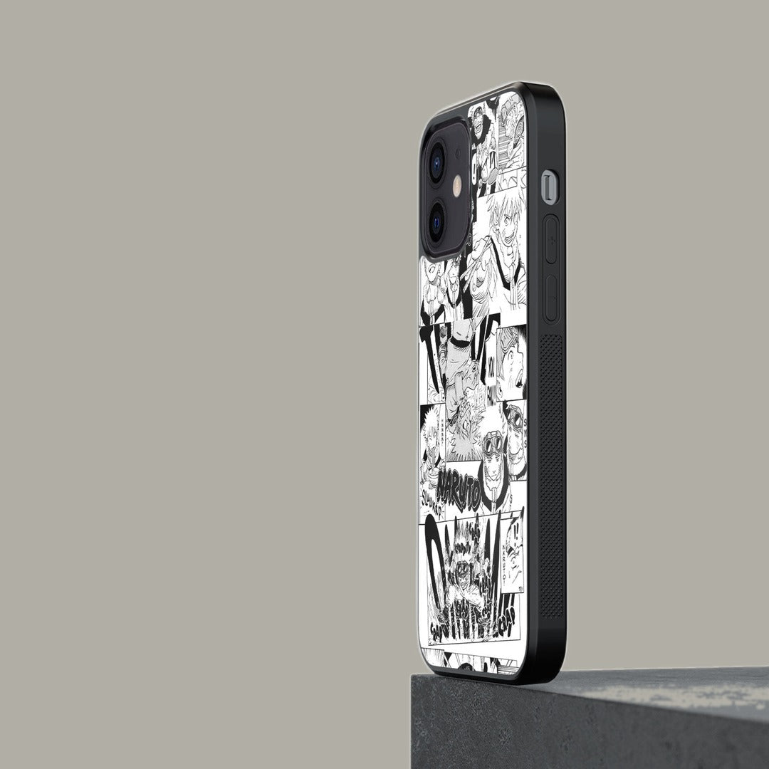 Naruto Collage Glass iPhone Case for iPhone 12 | Macmerise