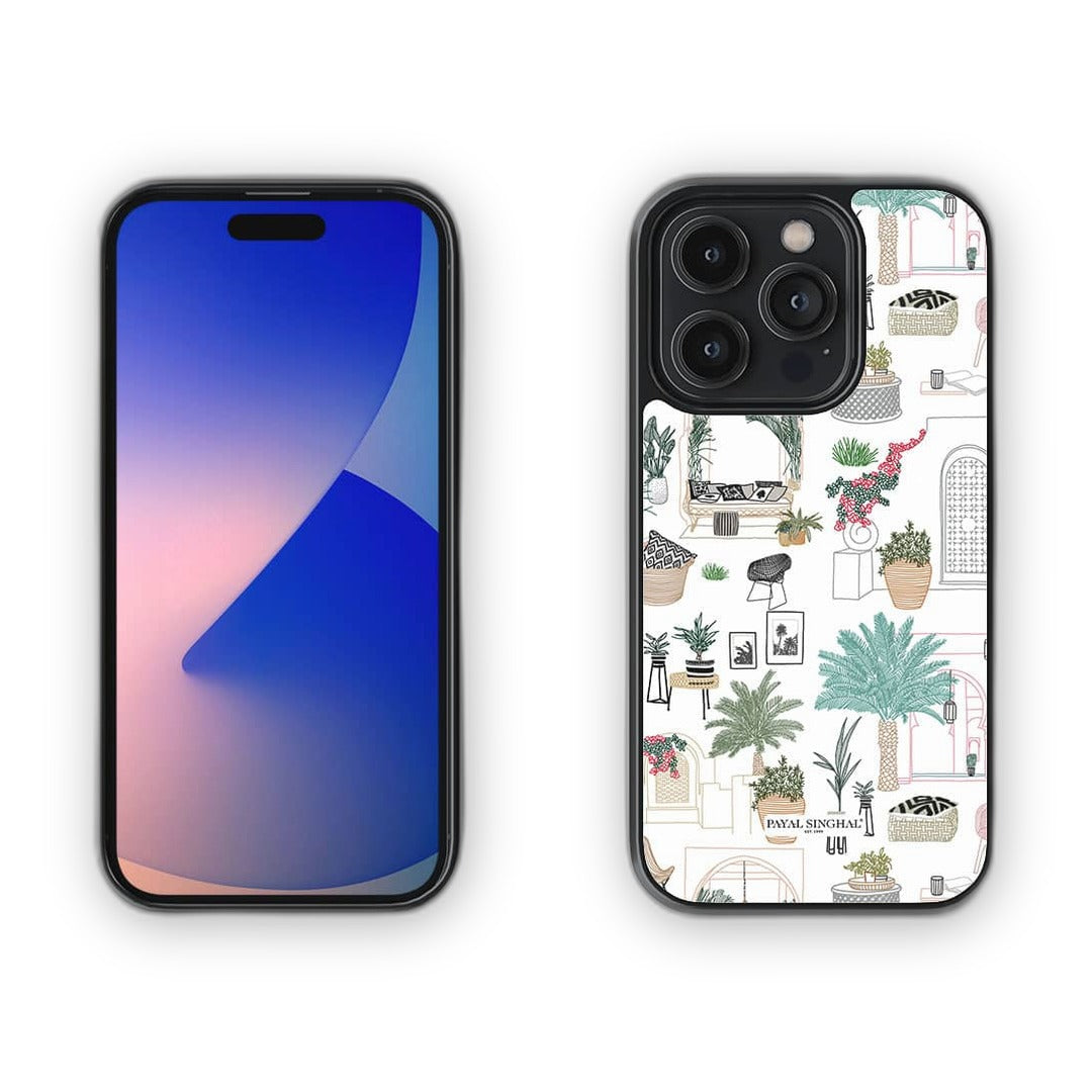 Payal Singhal Cafe Morrocco Glass iPhone Case for iPhone 14 Pro | Macmerise
