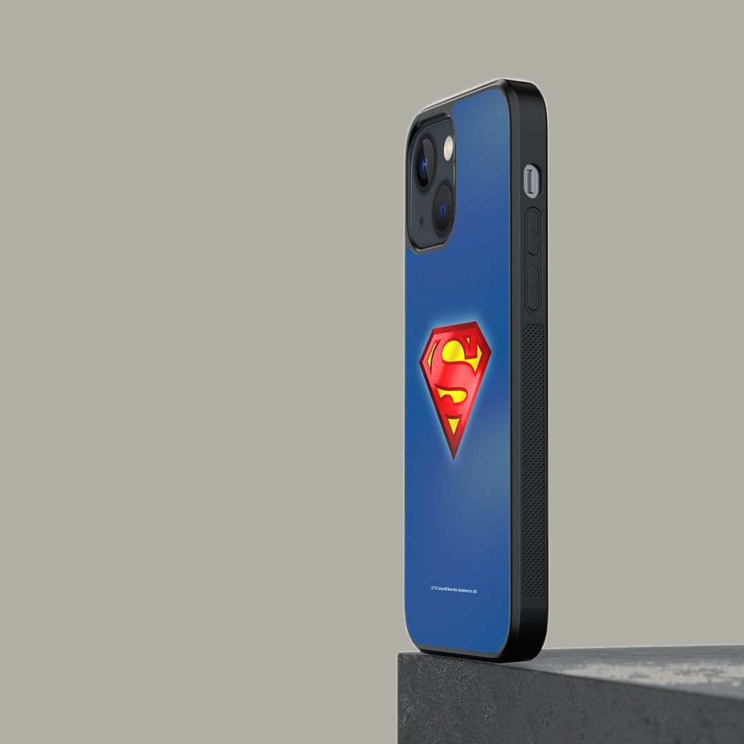 Logo Superman Glass iPhone Case for iPhone 13 | Macmerise