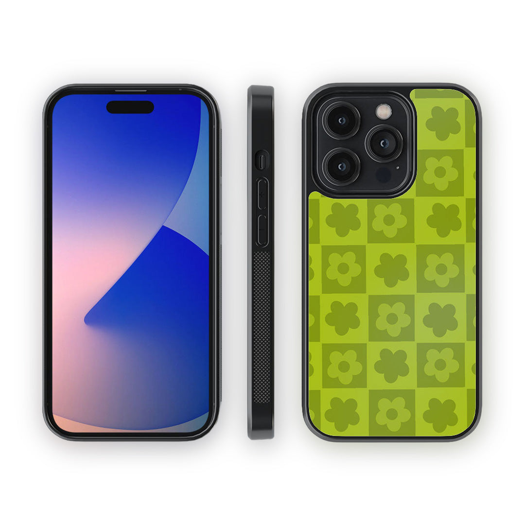 Blossom Bliss Green Glass iPhone Case for iPhone 14 Pro | Macmerise