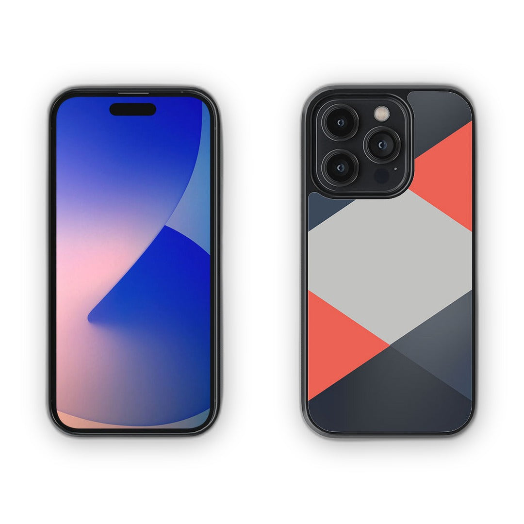 Criss Cross Coral Glass iPhone Case for iPhone 14 Pro | Macmerise