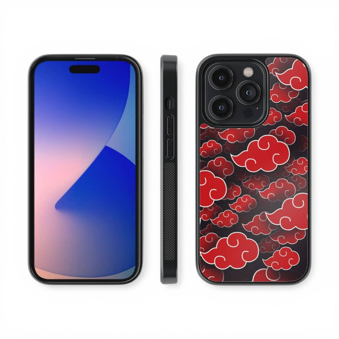 Akatsuki Clouds Glass iPhone Case for iPhone 14 Pro | Macmerise