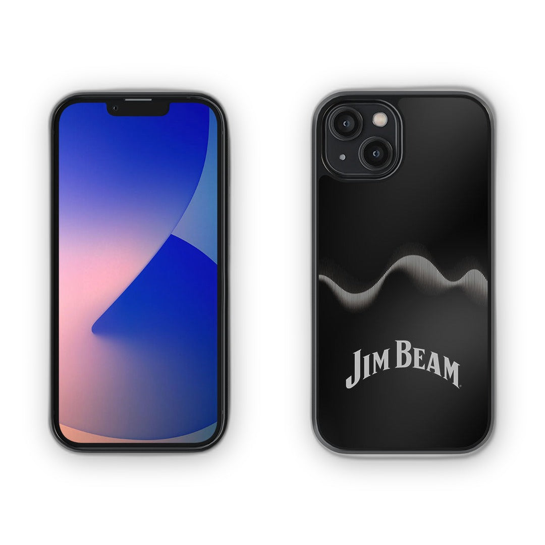 Jim Beam Sound Waves Glass iPhone Case for iPhone 14 | Macmerise