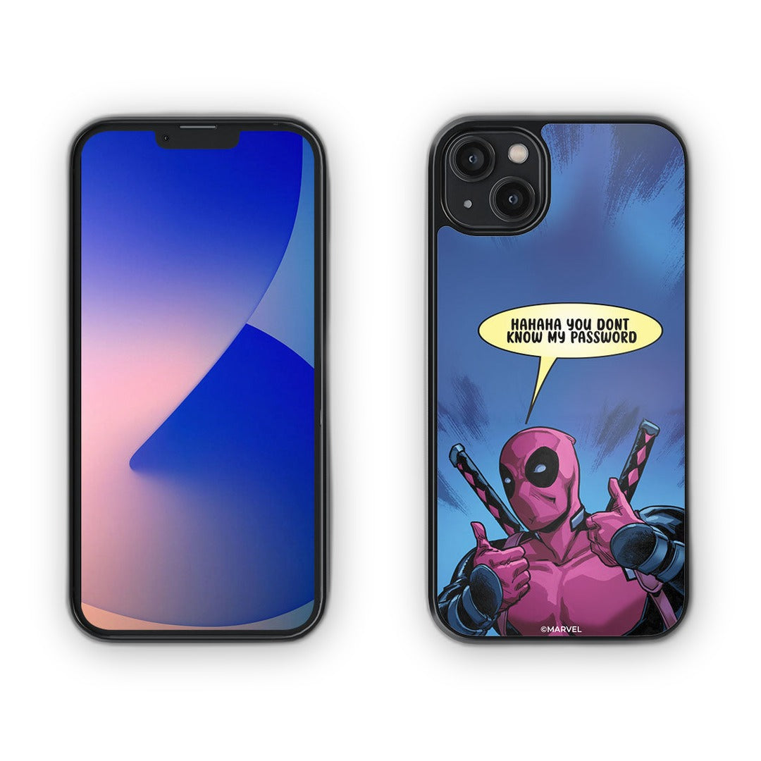 Deadpool Encrypted Glass iPhone Case for iPhone 14 Plus | Macmerise