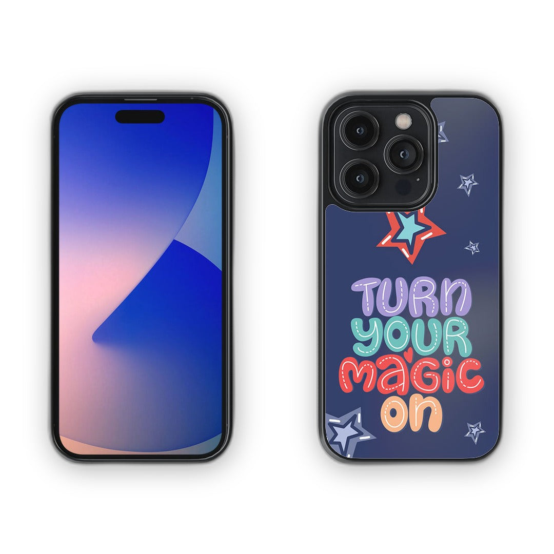 Turn Your Magic On Glass iPhone Case for iPhone 14 Pro | Macmerise