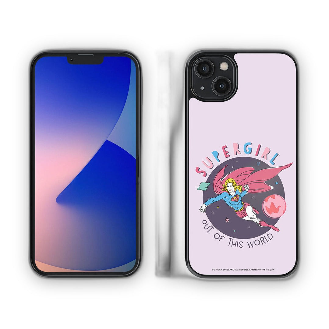 Supergirl Out of the World Glass iPhone Case for iPhone 14 Plus | Macmerise