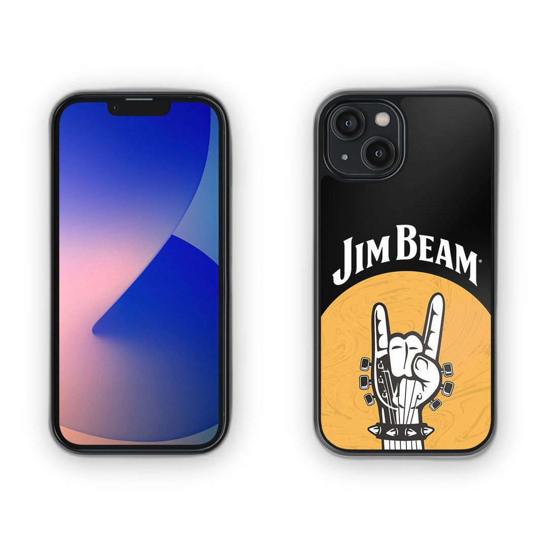 Jim Beam Rock Swag Black Glass iPhone Case for iPhone 14 | Macmerise