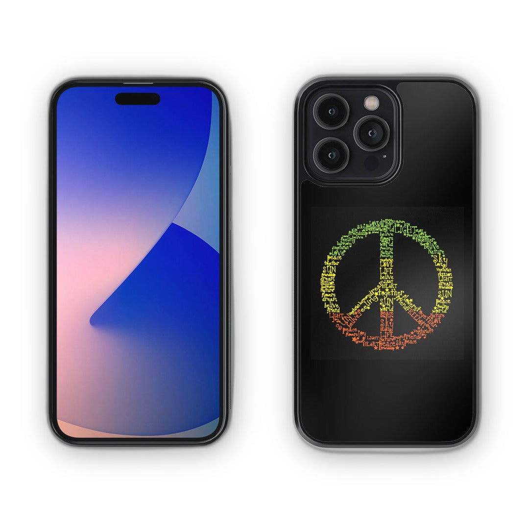 Symbol of Peace Glass iPhone Case for iPhone 14 Pro Max | Macmerise