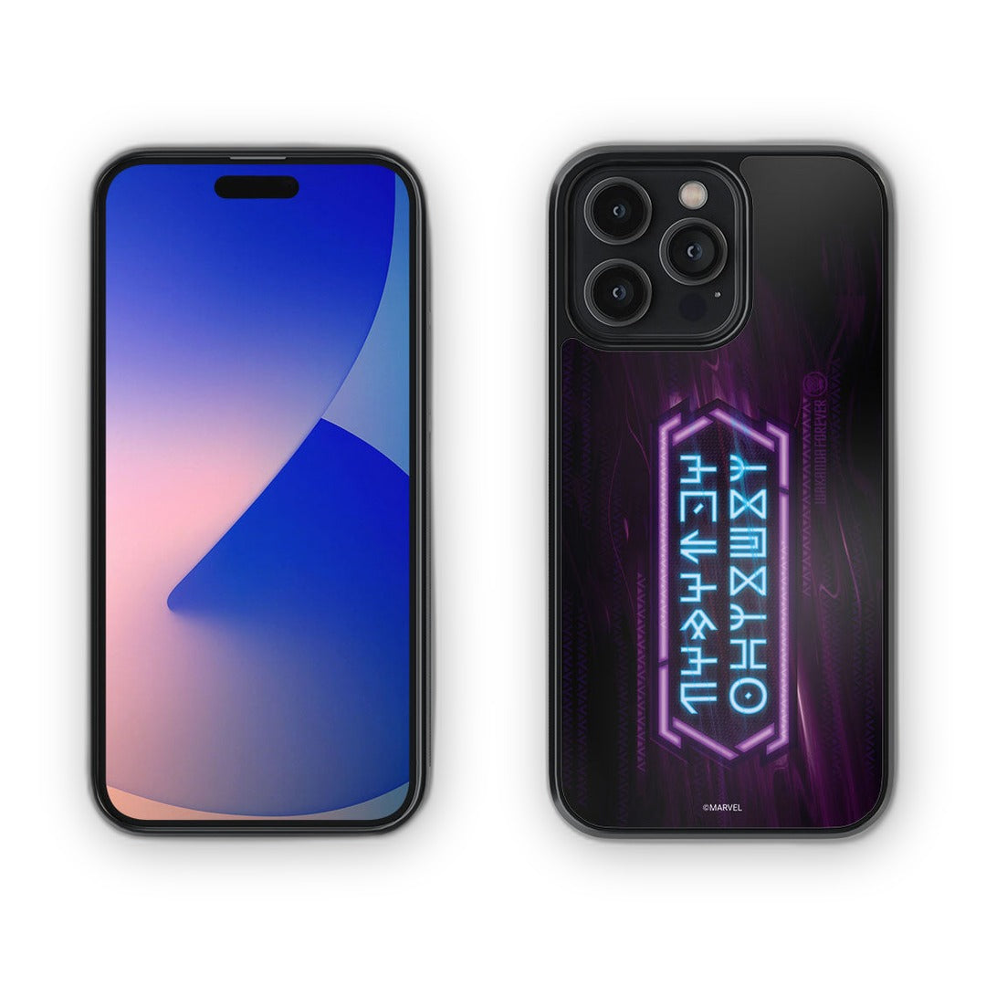 Wakanda Forever Script Glass iPhone Case for iPhone 14 Pro Max | Macmerise