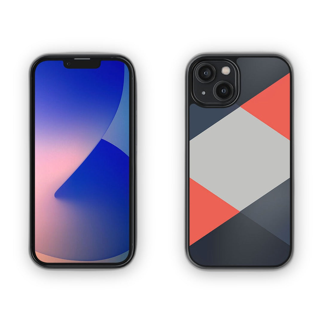 Criss Cross Coral Glass iPhone Case for iPhone 14 | Macmerise