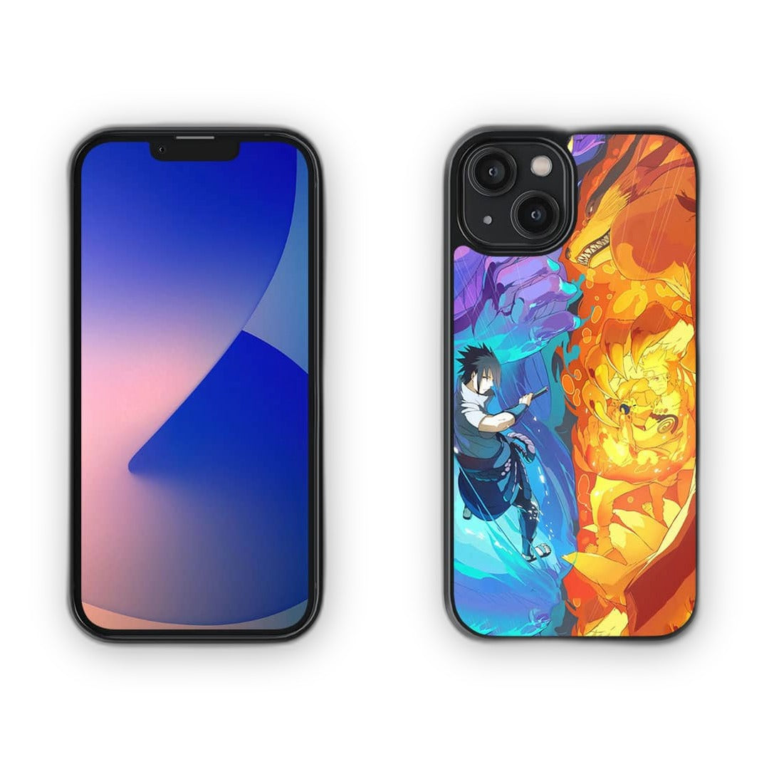 Susanoo Vs Kurama Glass iPhone Case for iPhone 14 | Macmerise
