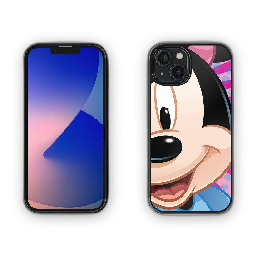 Zoom Up Minnie Glass iPhone Case for iPhone 14 | Macmerise