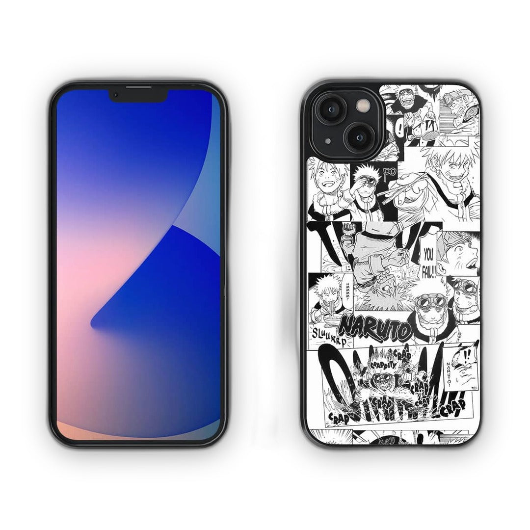 Naruto Collage Glass iPhone Case for iPhone 14 Plus | Macmerise