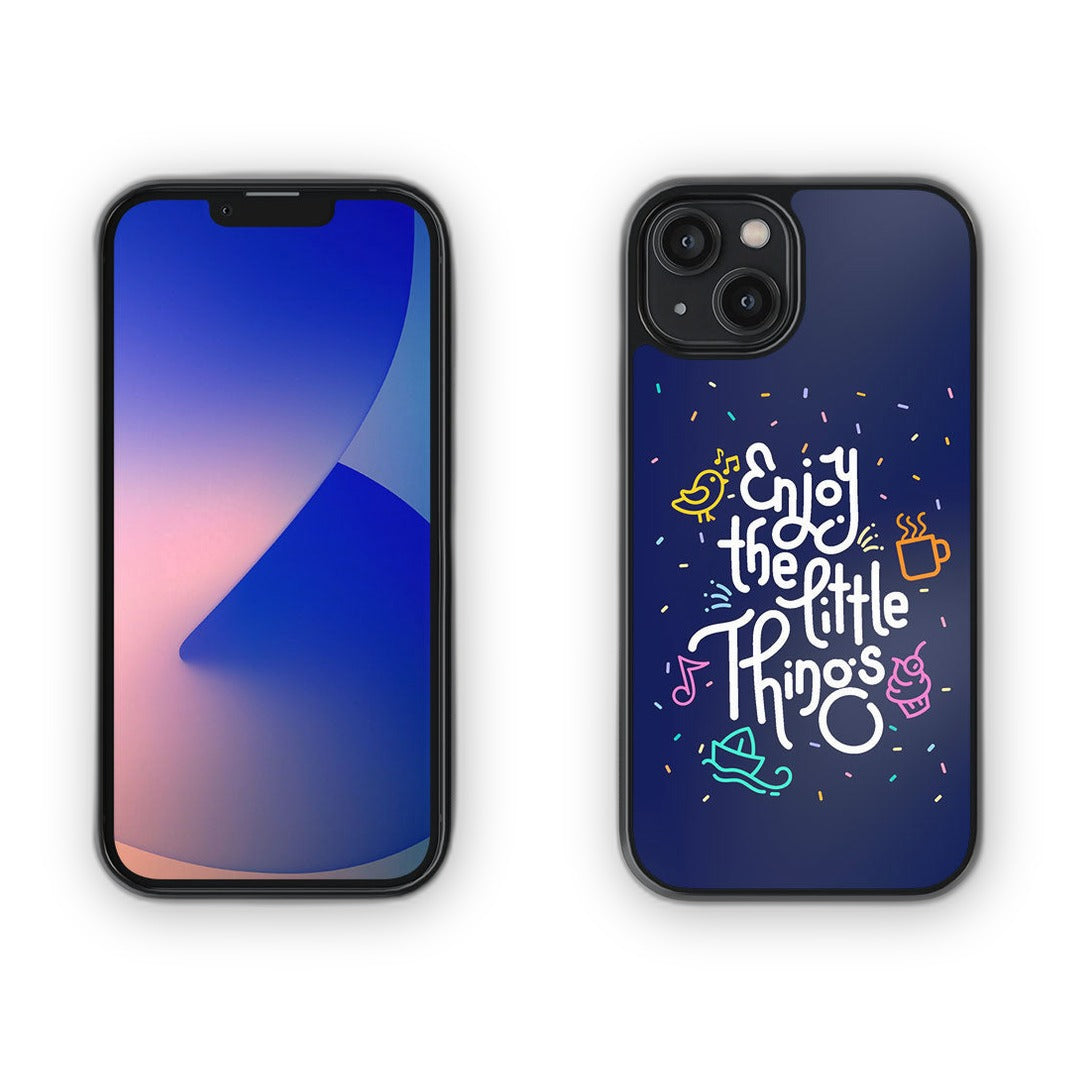 Enjoy the Little Things Glass iPhone Case for iPhone 14 | Macmerise