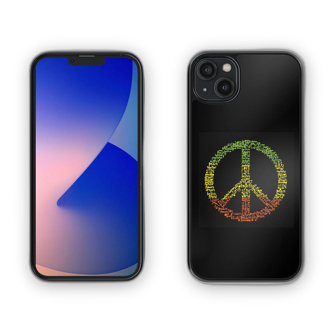 Symbol of Peace Glass iPhone Case for iPhone 14 Plus | Macmerise