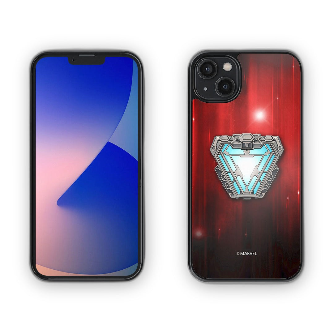 Iron Man Infinity Arc Reactor Glass iPhone Case for iPhone 14 Plus | Macmerise