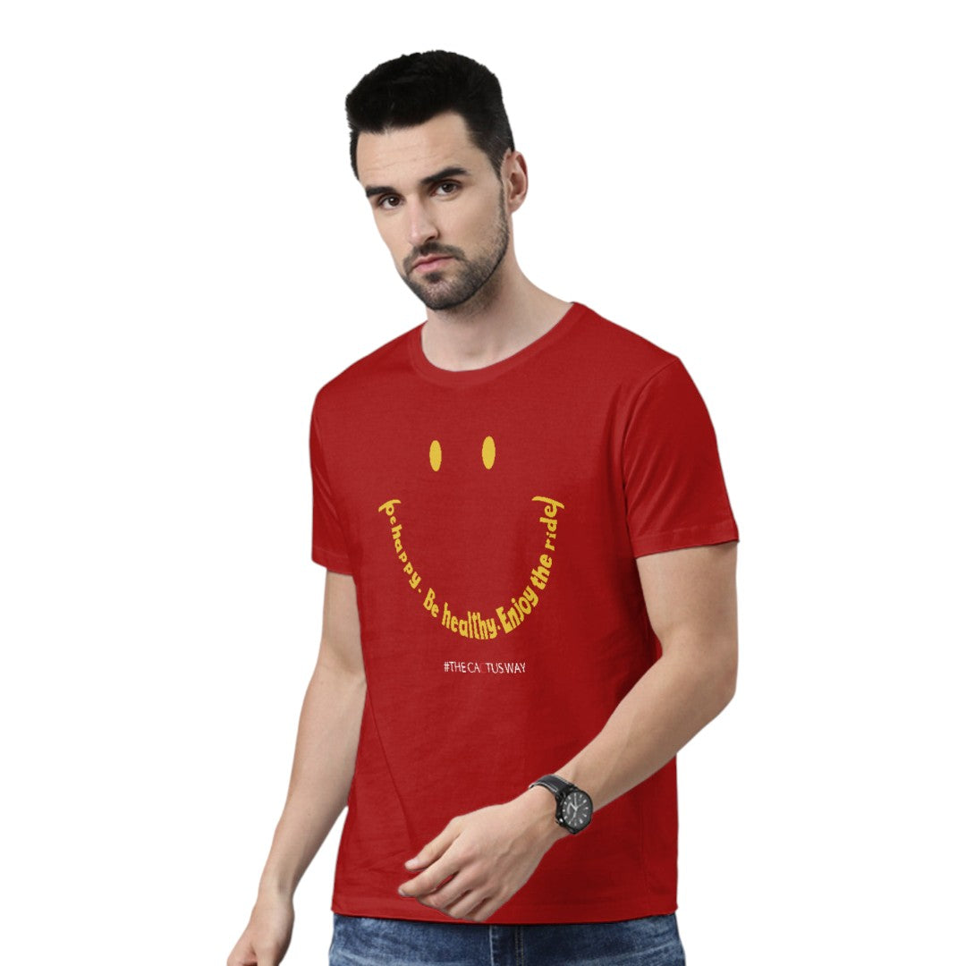 Be Happy Be Healthy Unisex T-Shirt | Macmerise