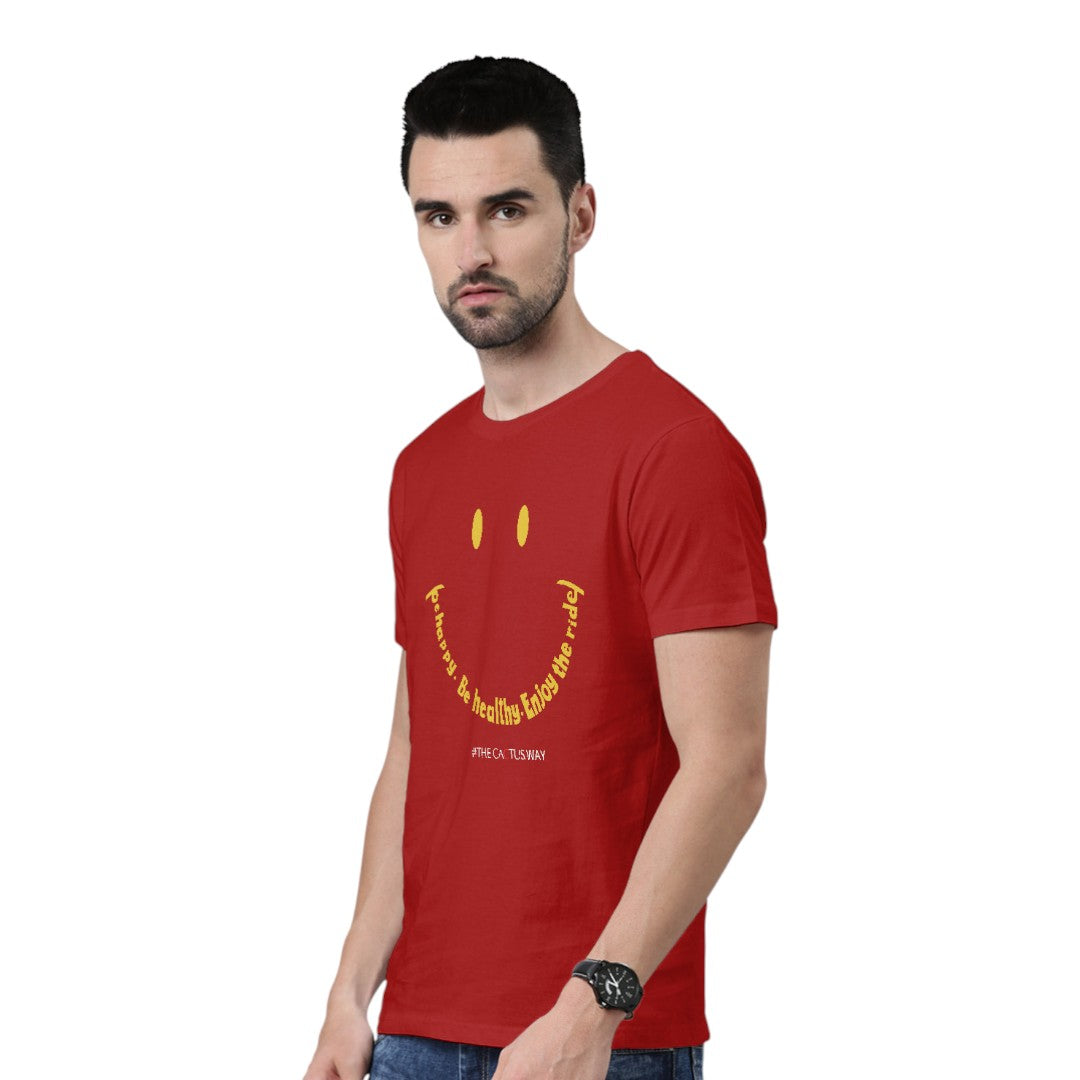 Be Happy Be Healthy Unisex T-Shirt | Macmerise