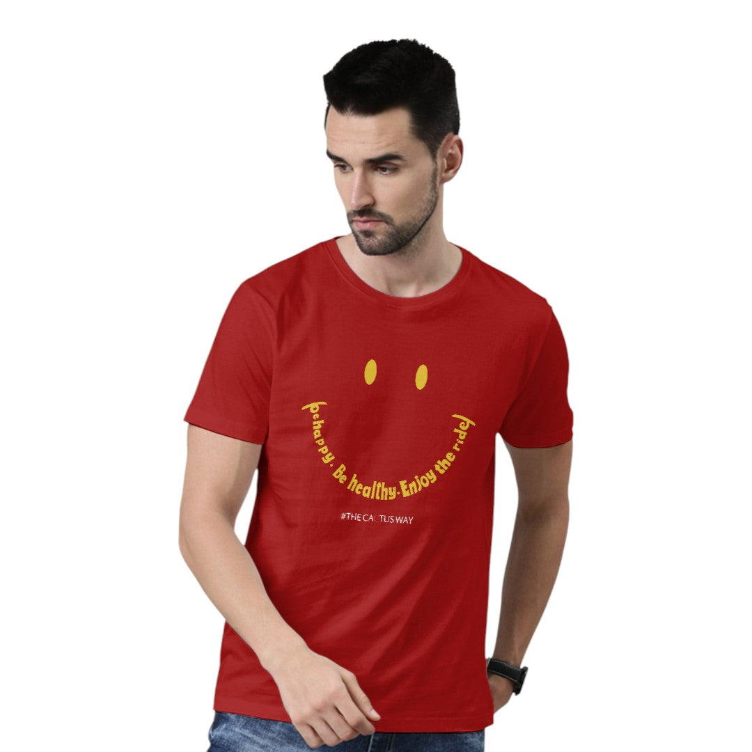 Be Happy Be Healthy Unisex T-Shirt | Macmerise