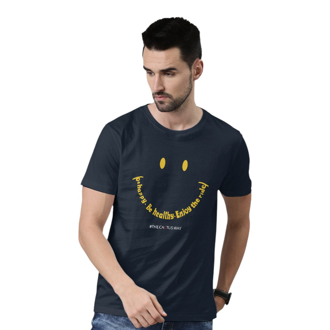 Be Happy Be Healthy Unisex T-Shirt | Macmerise