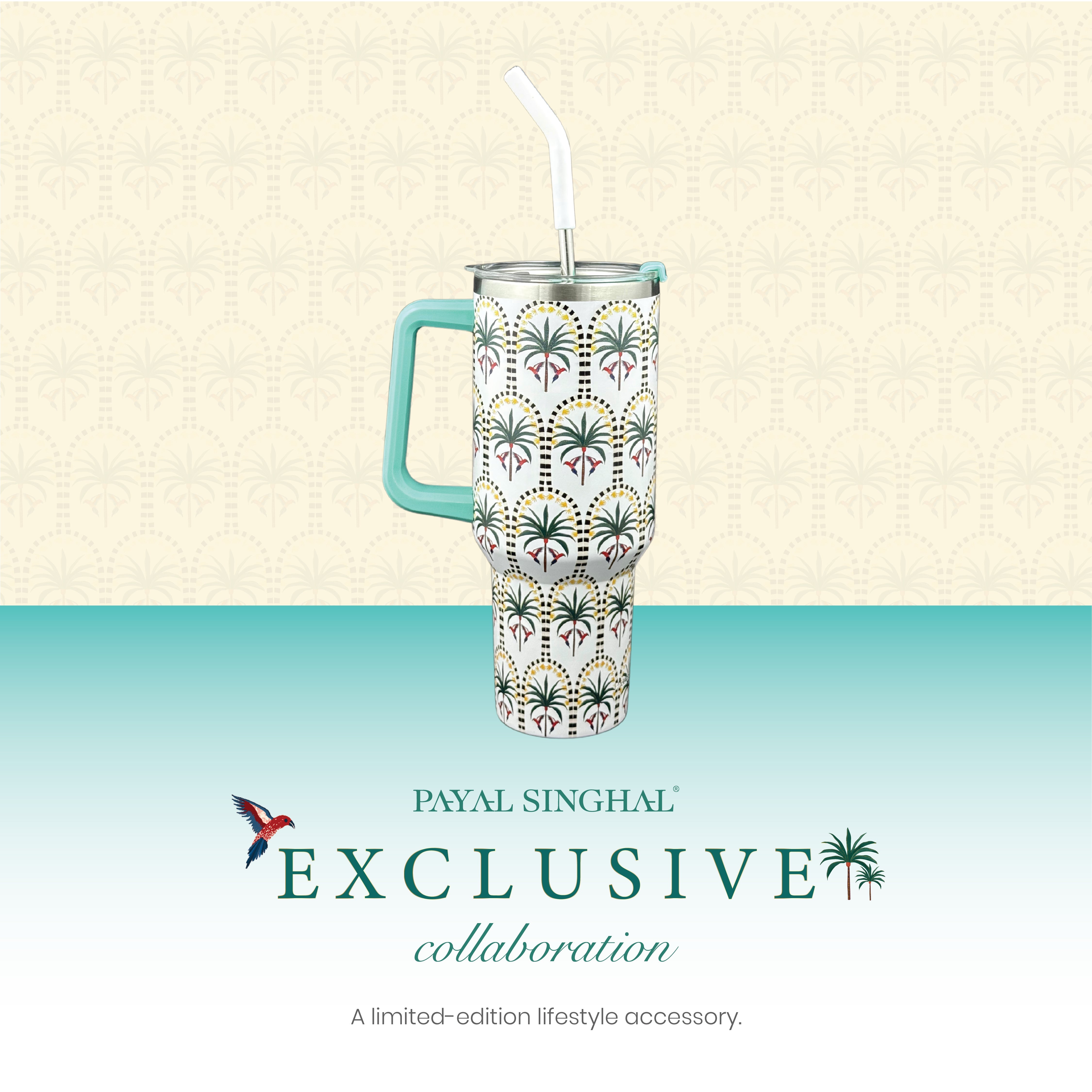 Payal Singhal FOMO Tumbler Aqua Blue | Macmerise