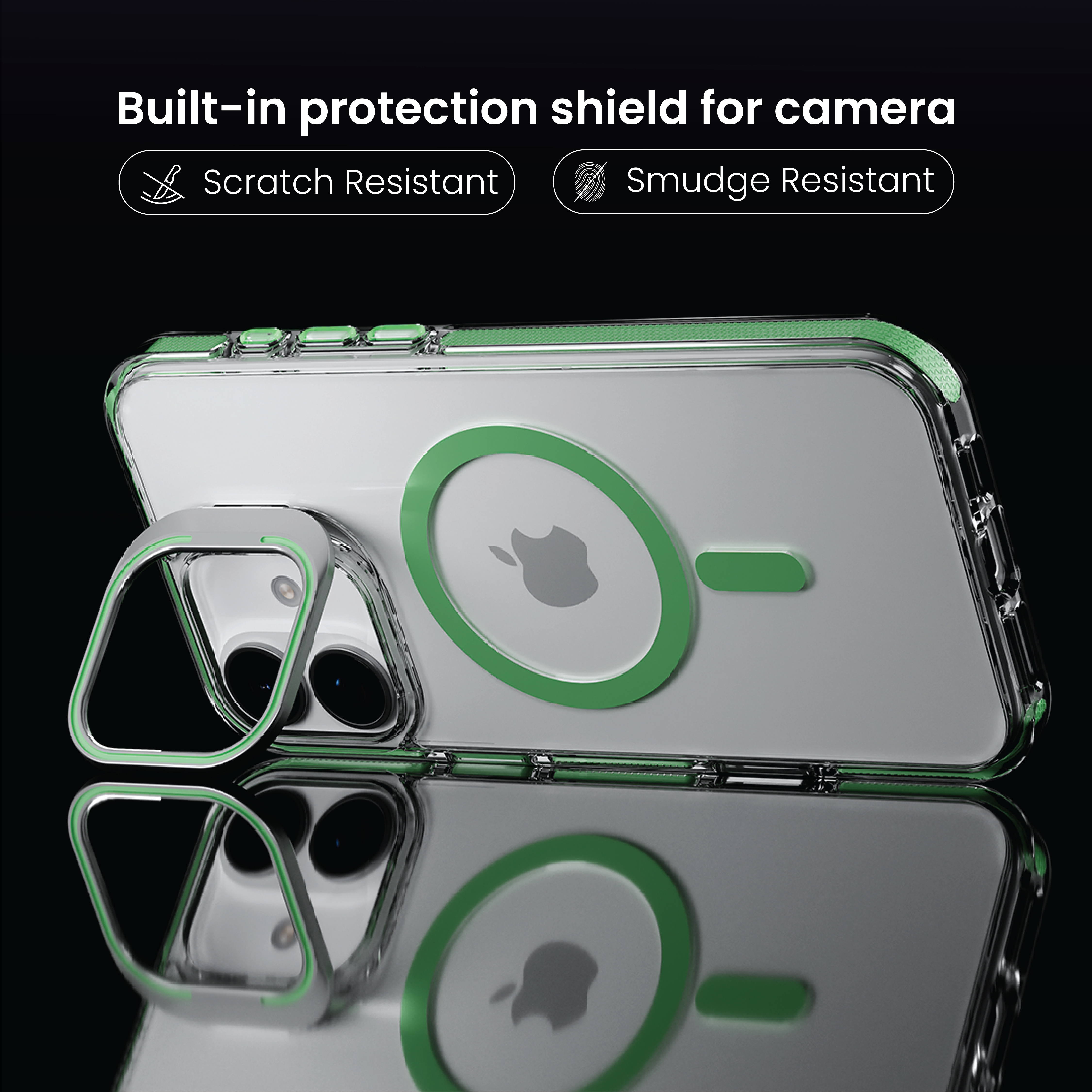 Basics - iPhone 16 Plus Cover - Clear Kickstand