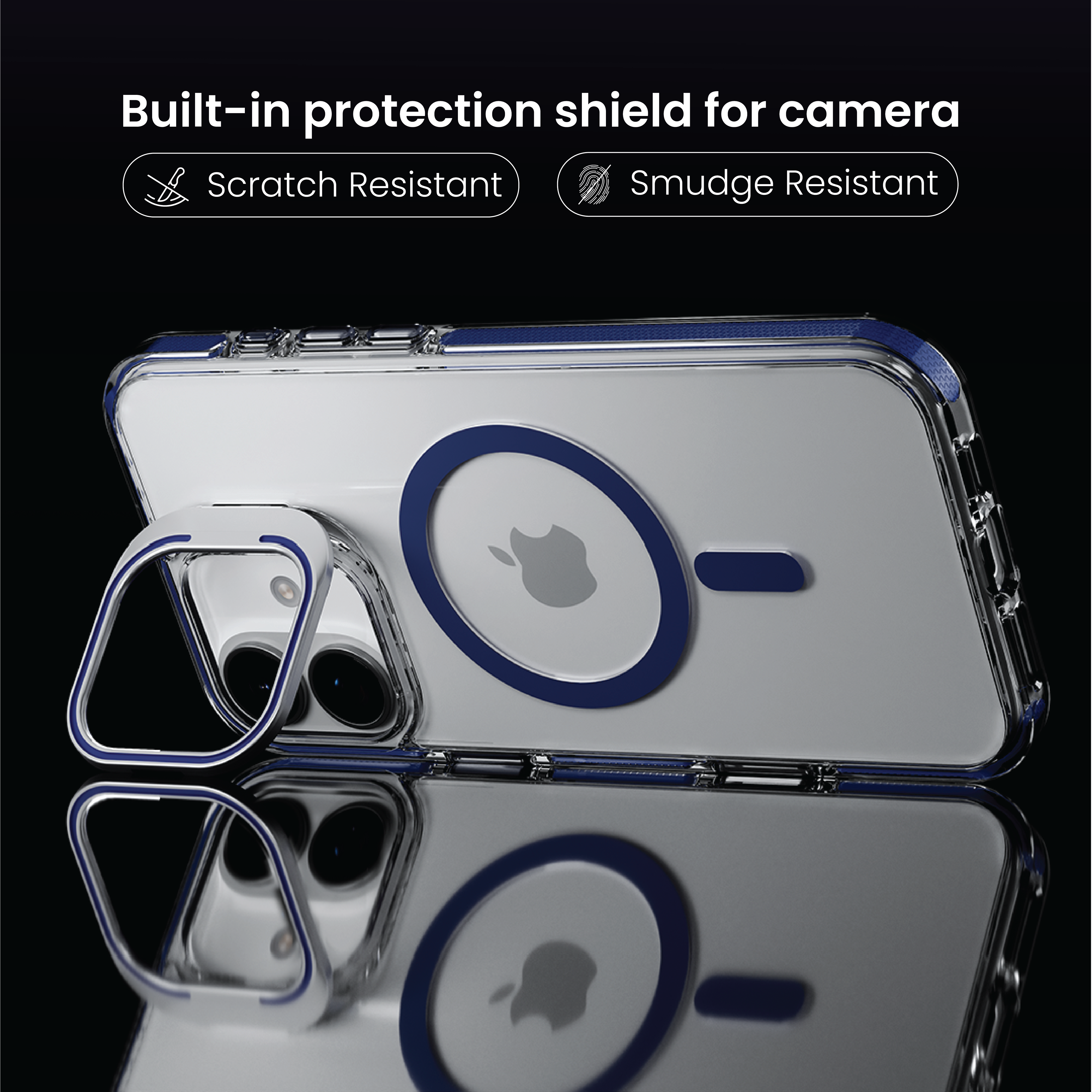 Basics - iPhone 16 Plus Cover - Clear Kickstand