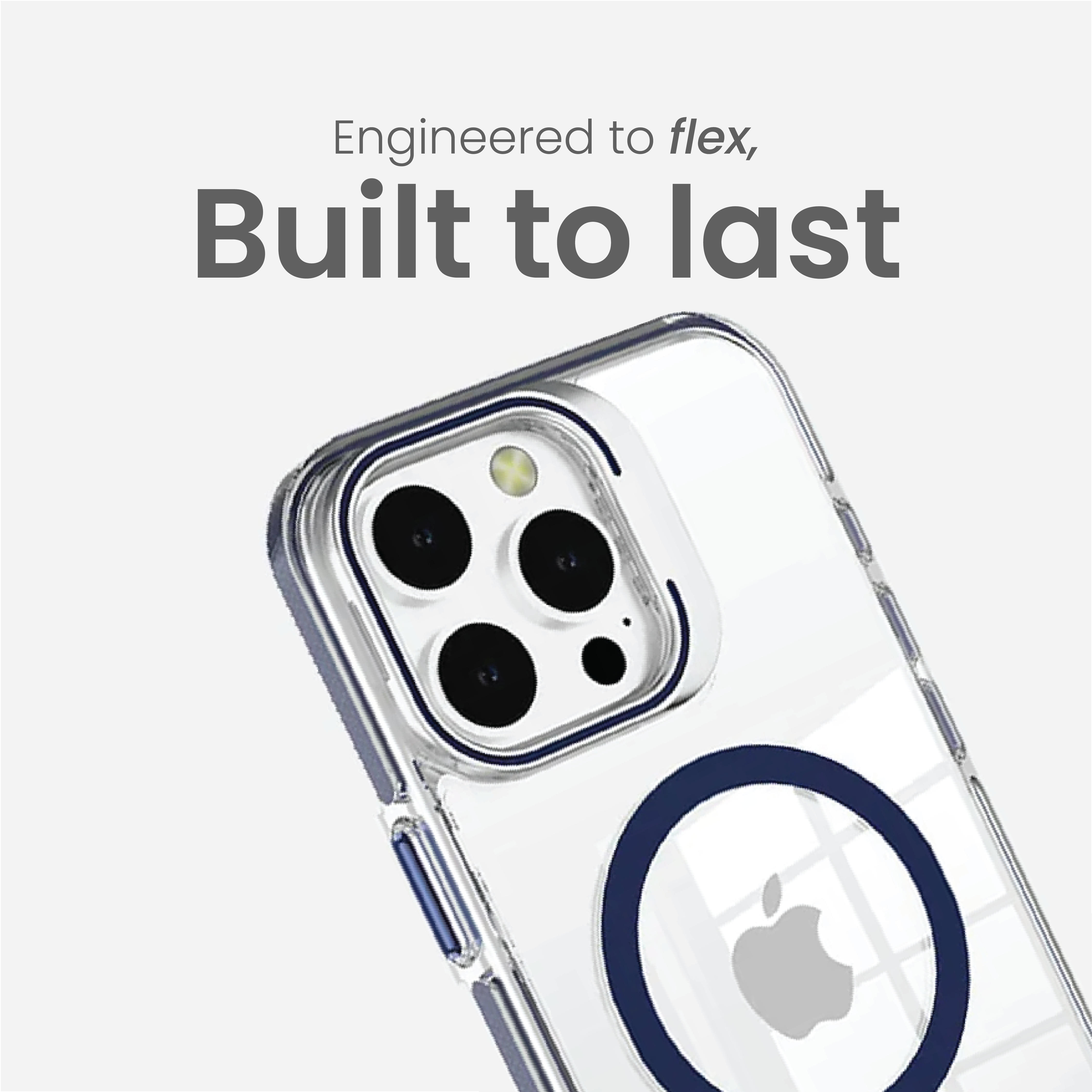 Basics - iPhone 16 Pro Cover - Clear Kickstand