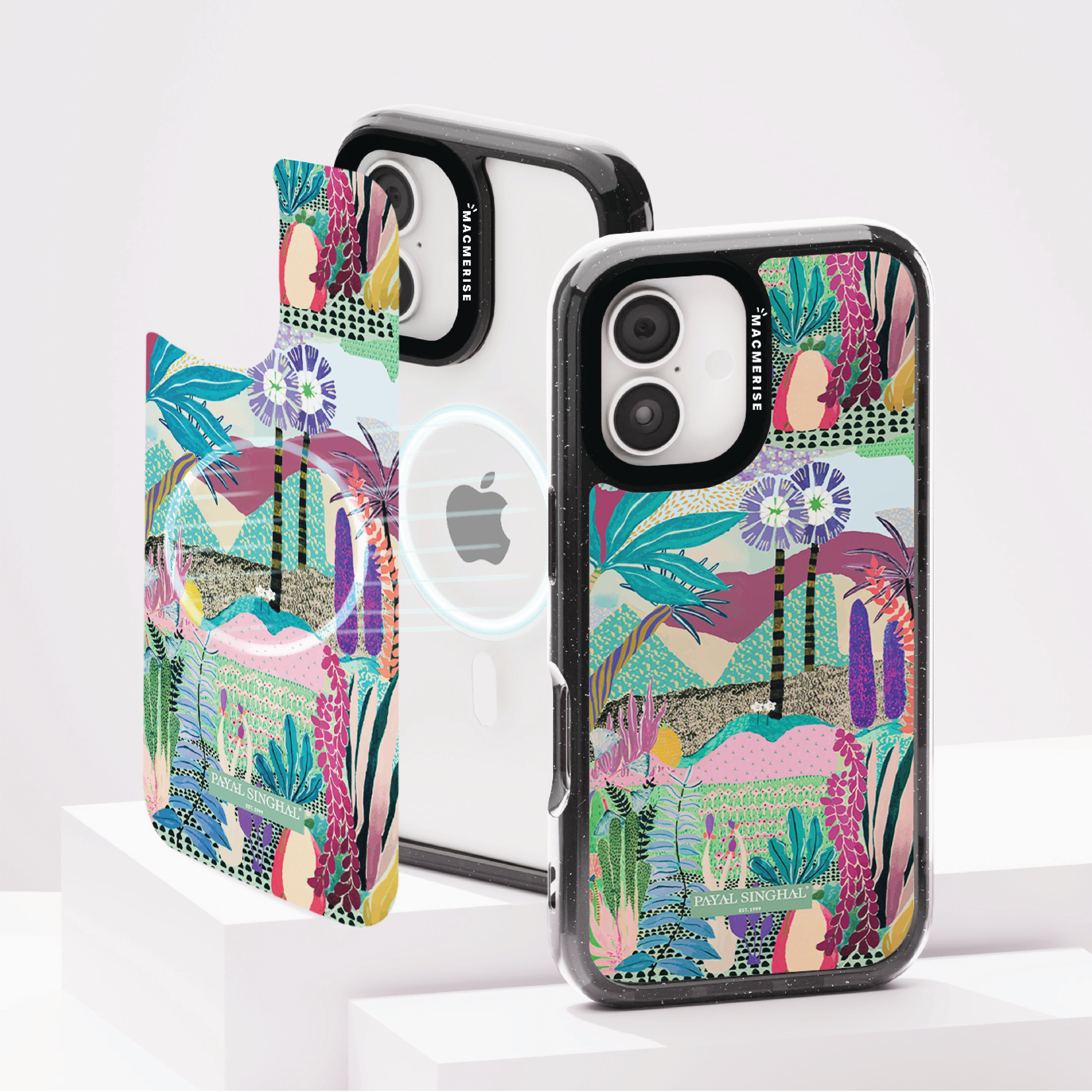 Payal Singhal Wanderlust aqua - iPhone 15 Pro Cover - Situationship