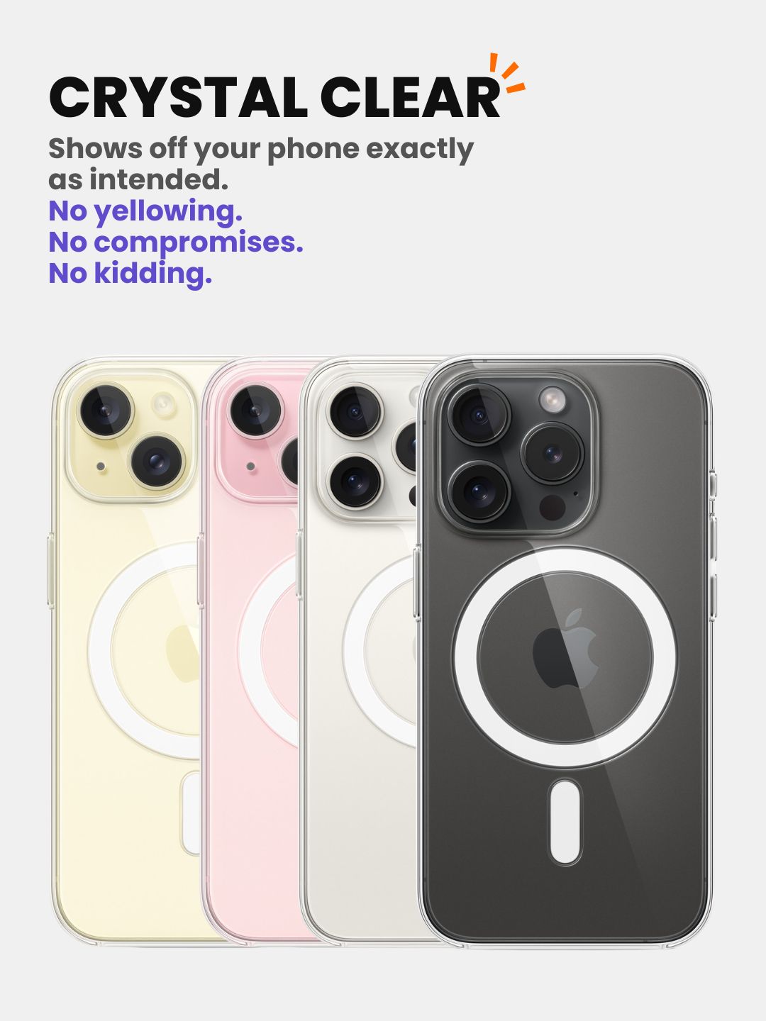 Basics - iPhone 15 Cover - Clarity