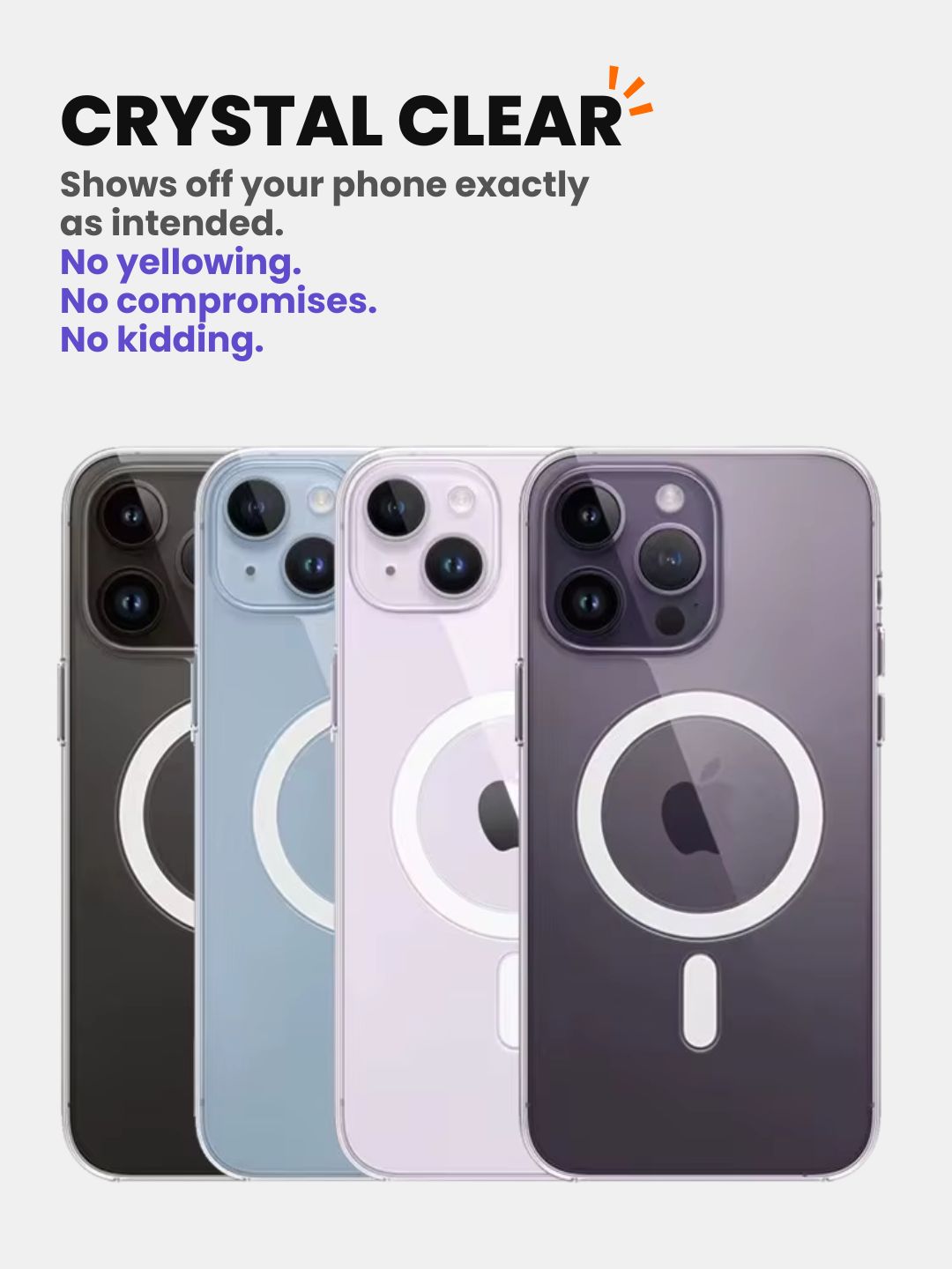 Basics - iPhone 14 Cover - Clarity