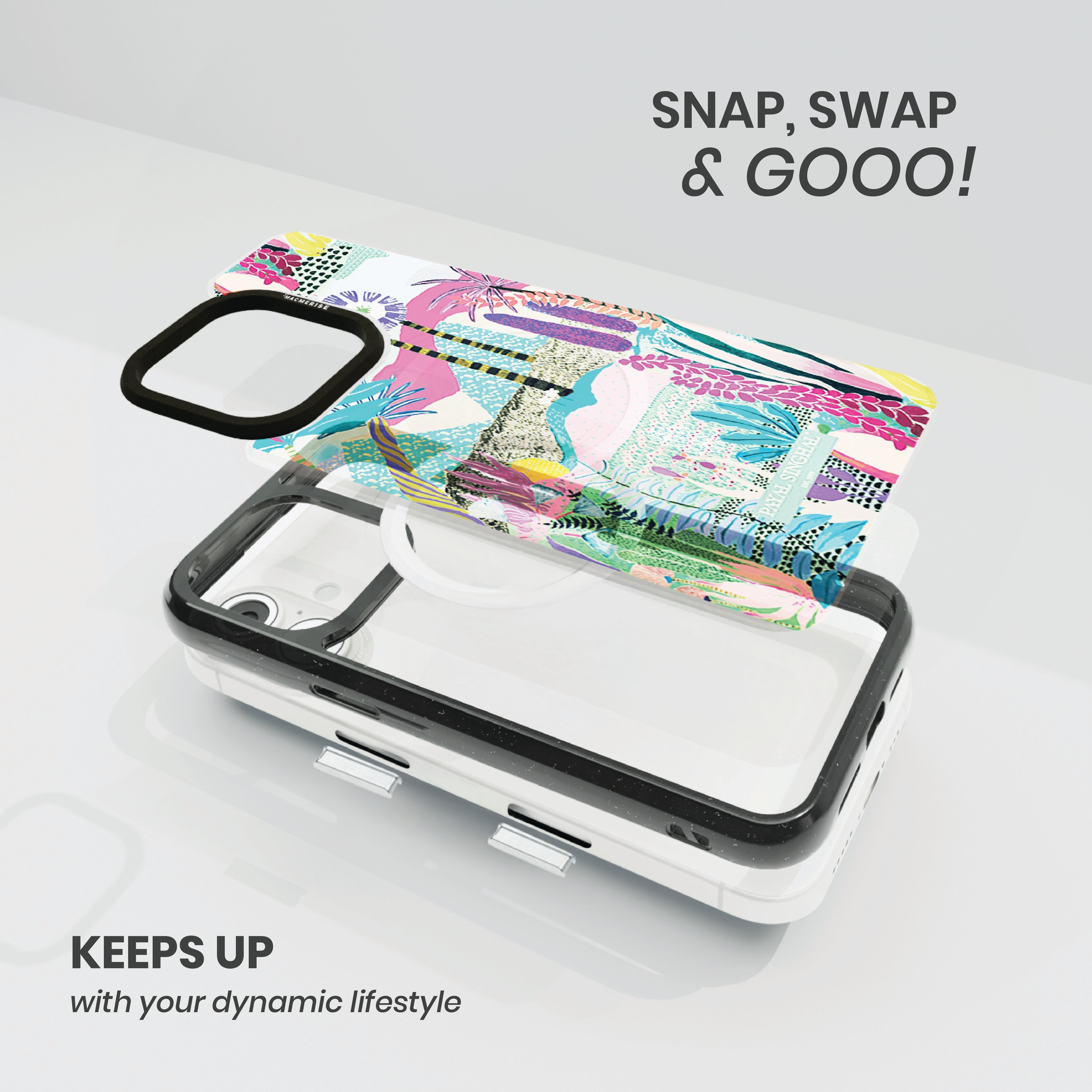 Payal Singhal Wanderlust aqua - iPhone 15 Plus Cover - Situationship