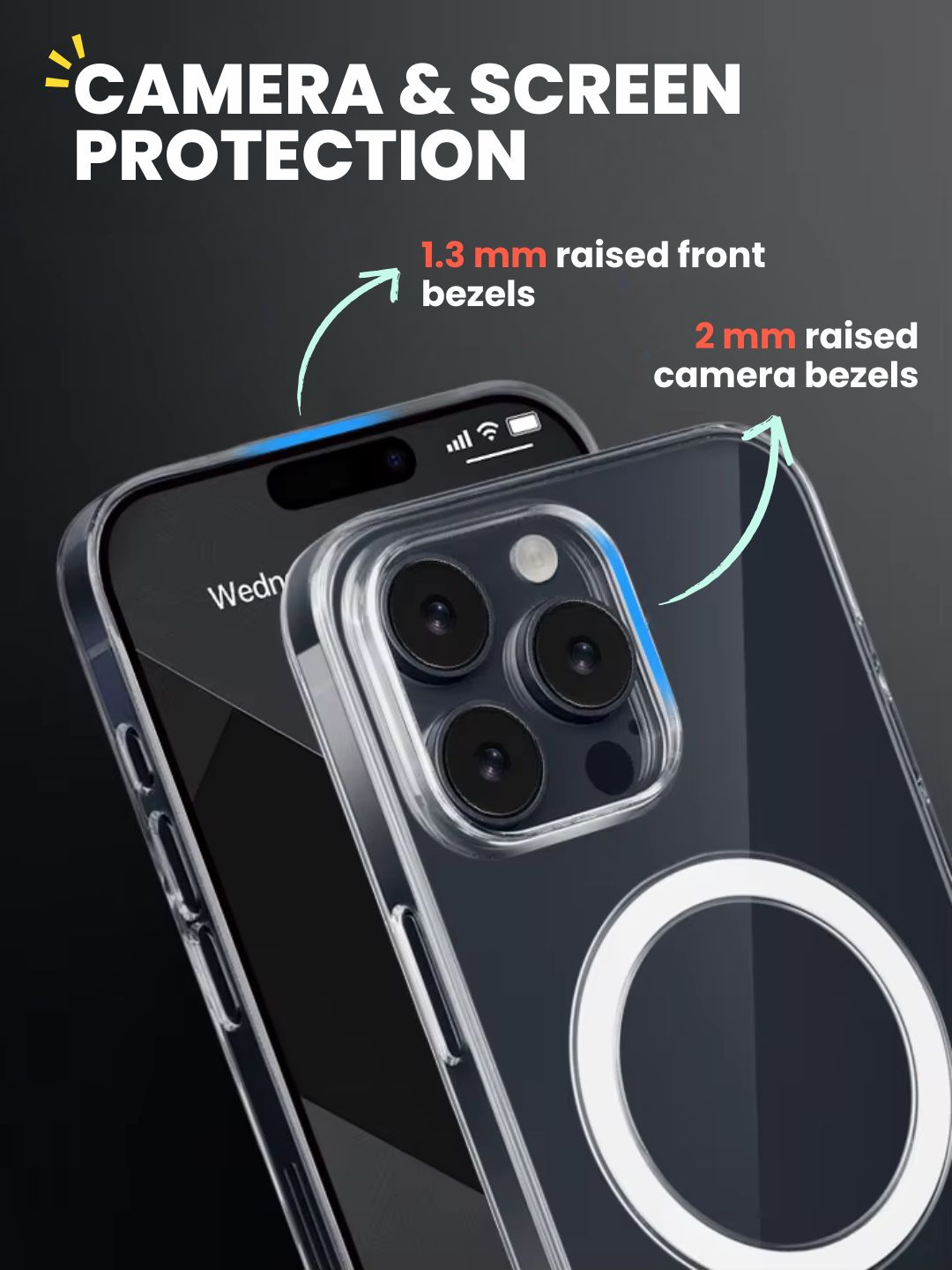 Basics - iPhone 15 Pro Cover - Clarity