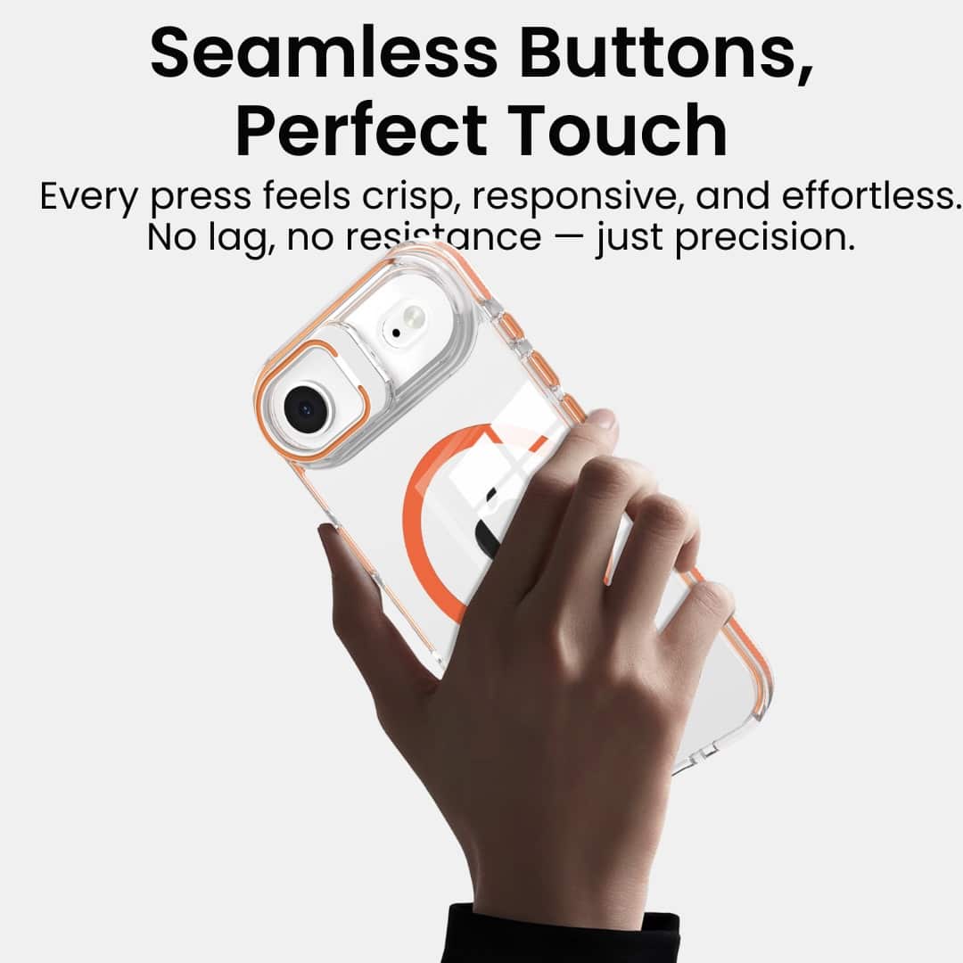 Basics - iPhone 17 Cover - Clear Kickstand