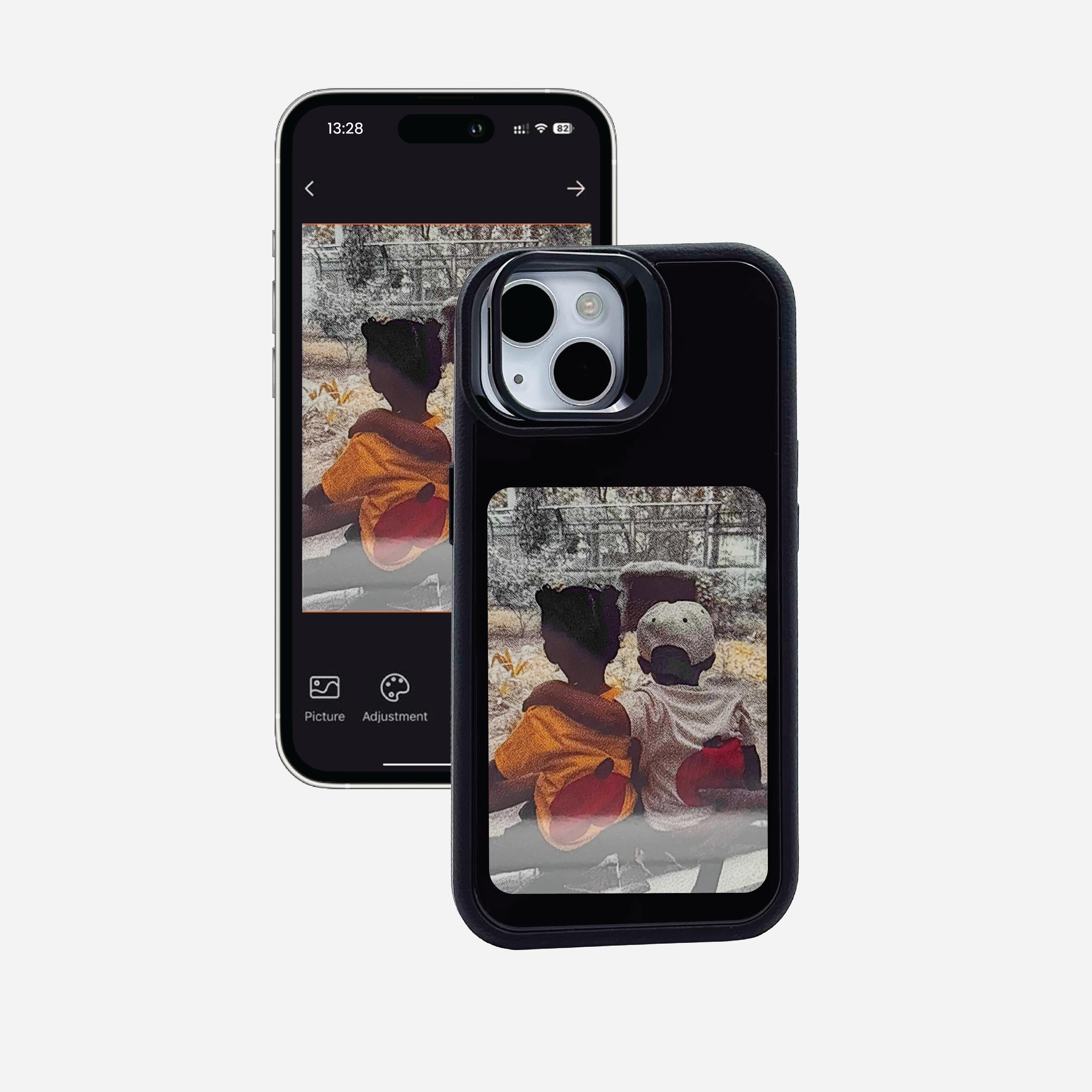 Basics - IPhone 15 Cover - Dopamine with Kickstand