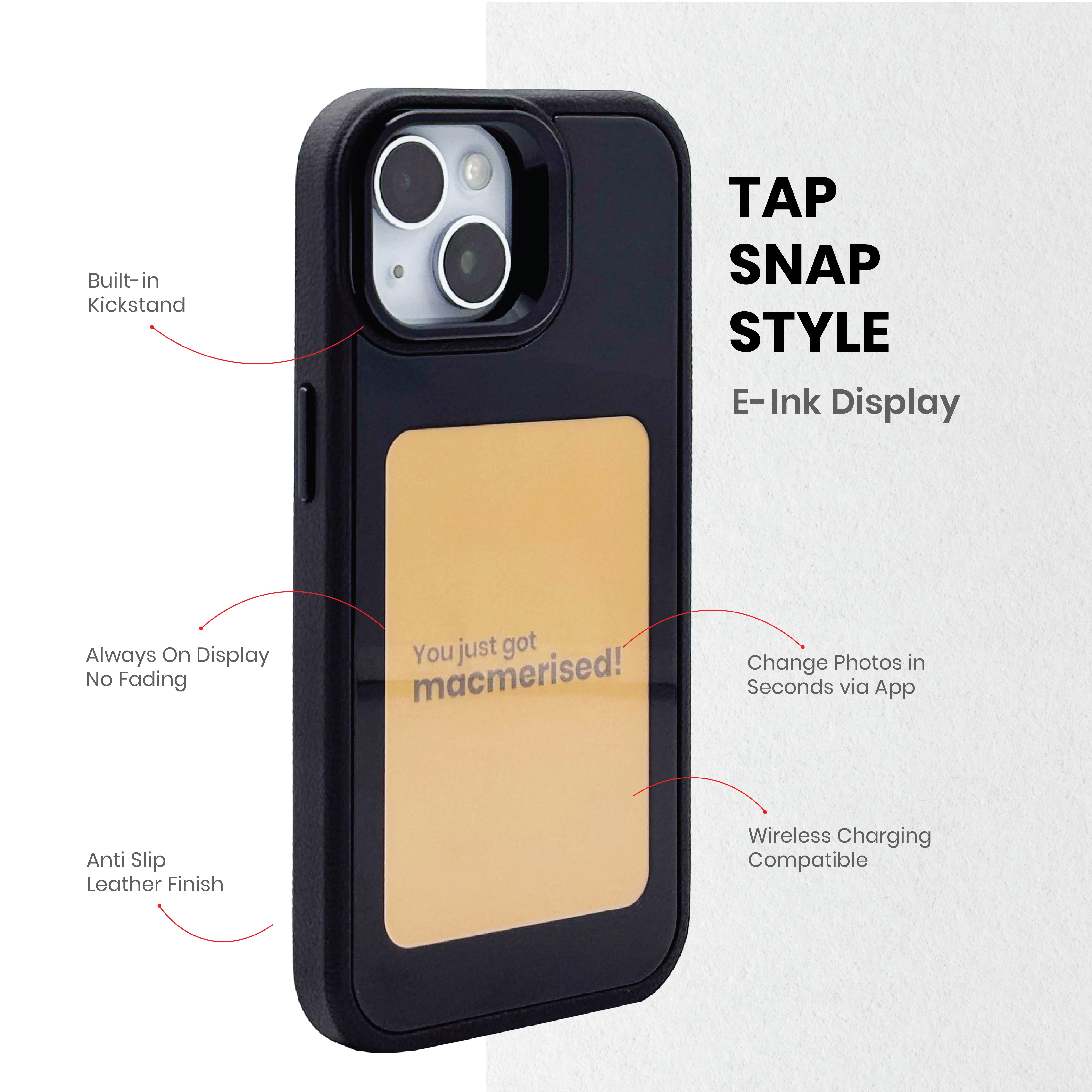 Basics - IPhone 15 Cover - Dopamine with Kickstand