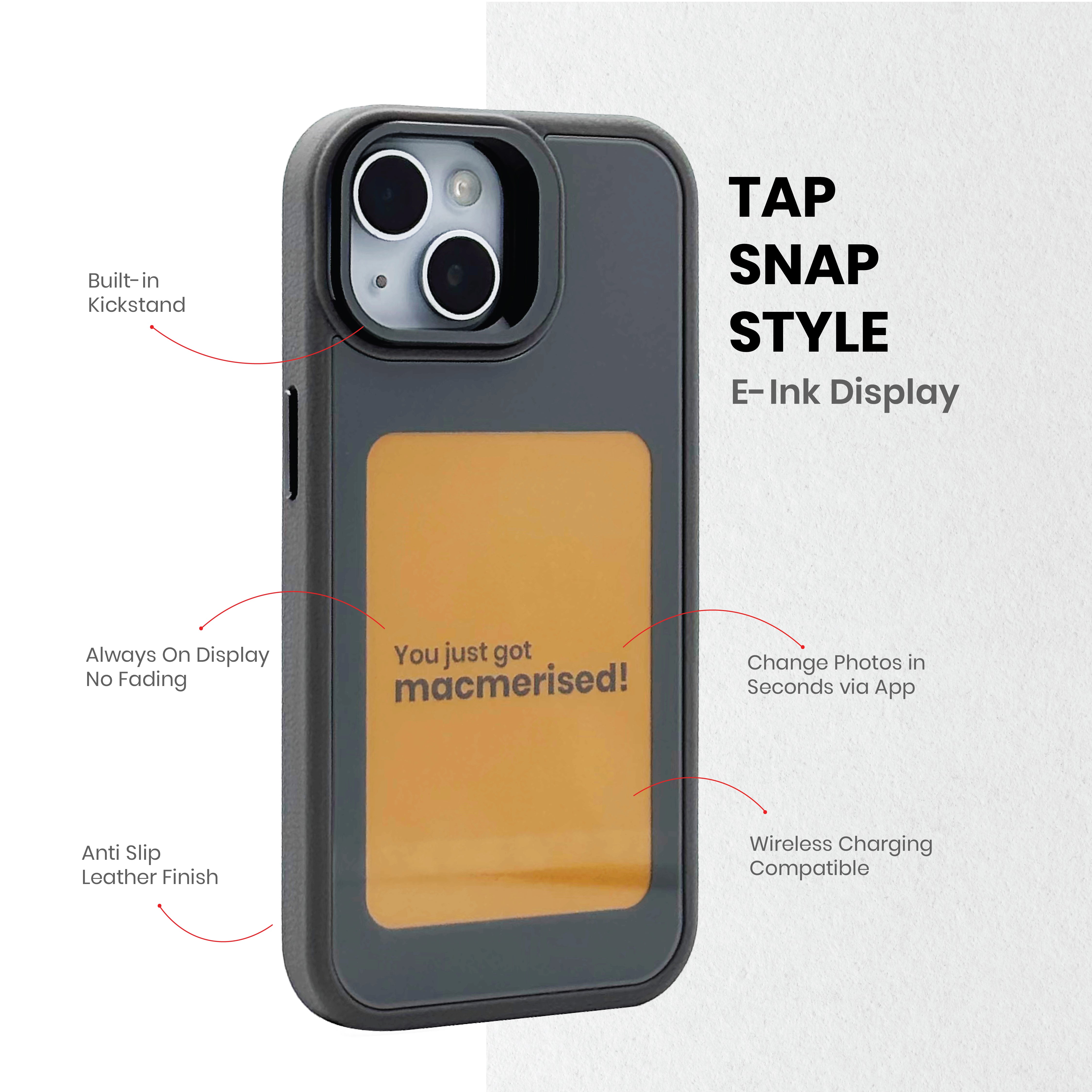 Basics - IPhone 15 Cover - Dopamine with Kickstand