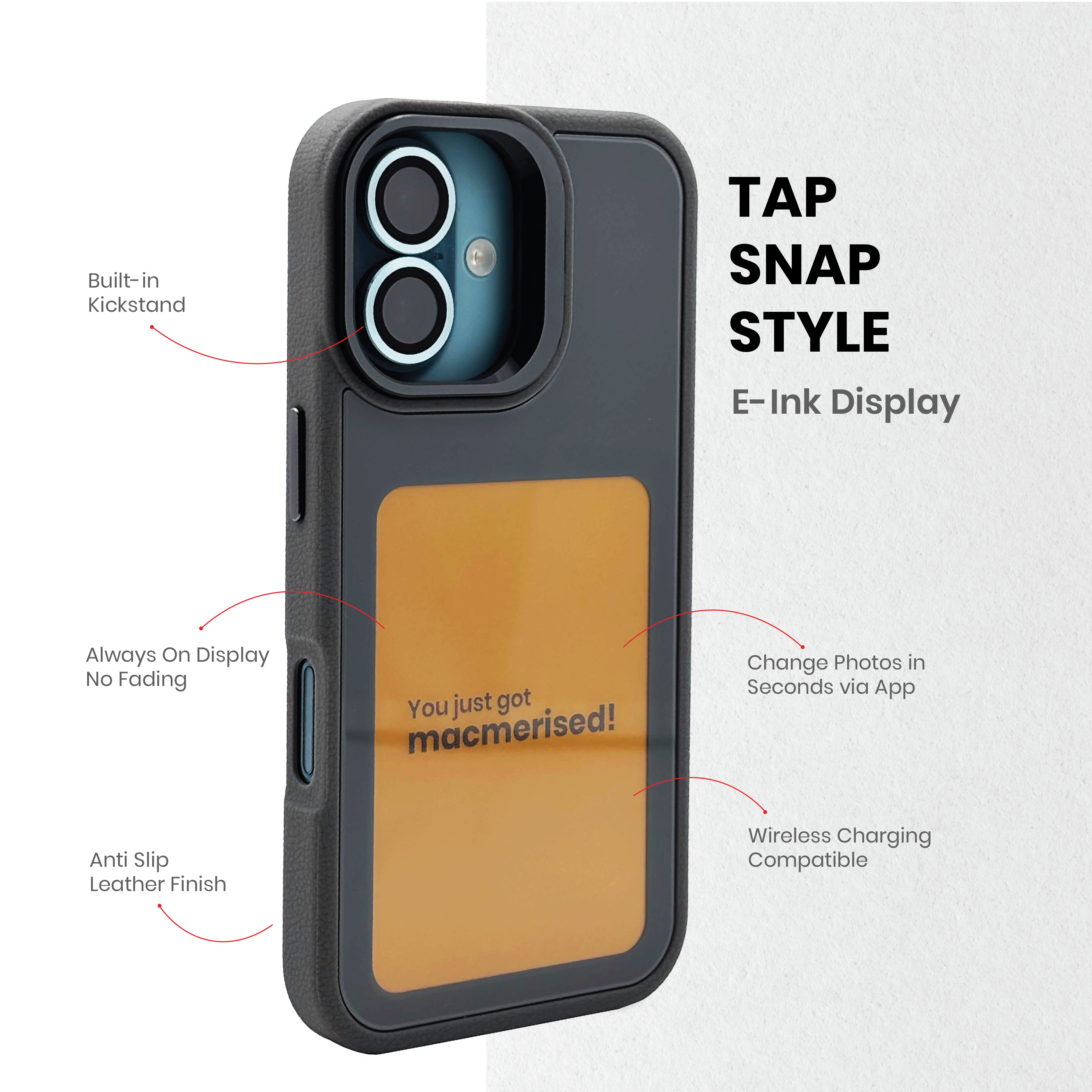 Basics - IPhone 16 Cover - Dopamine with Kickstand