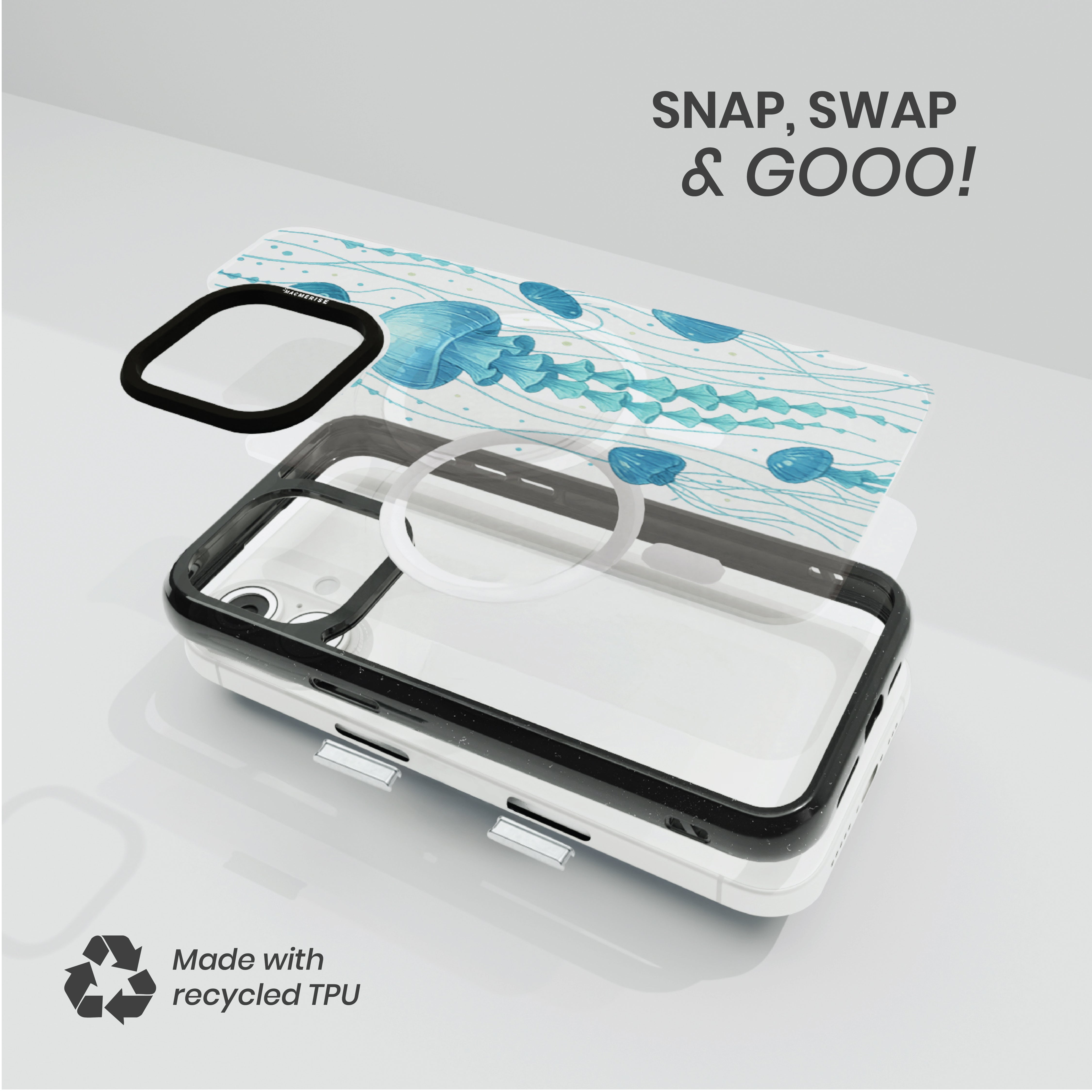 Blue Bloom - iPhone 15 Cover - Situationship